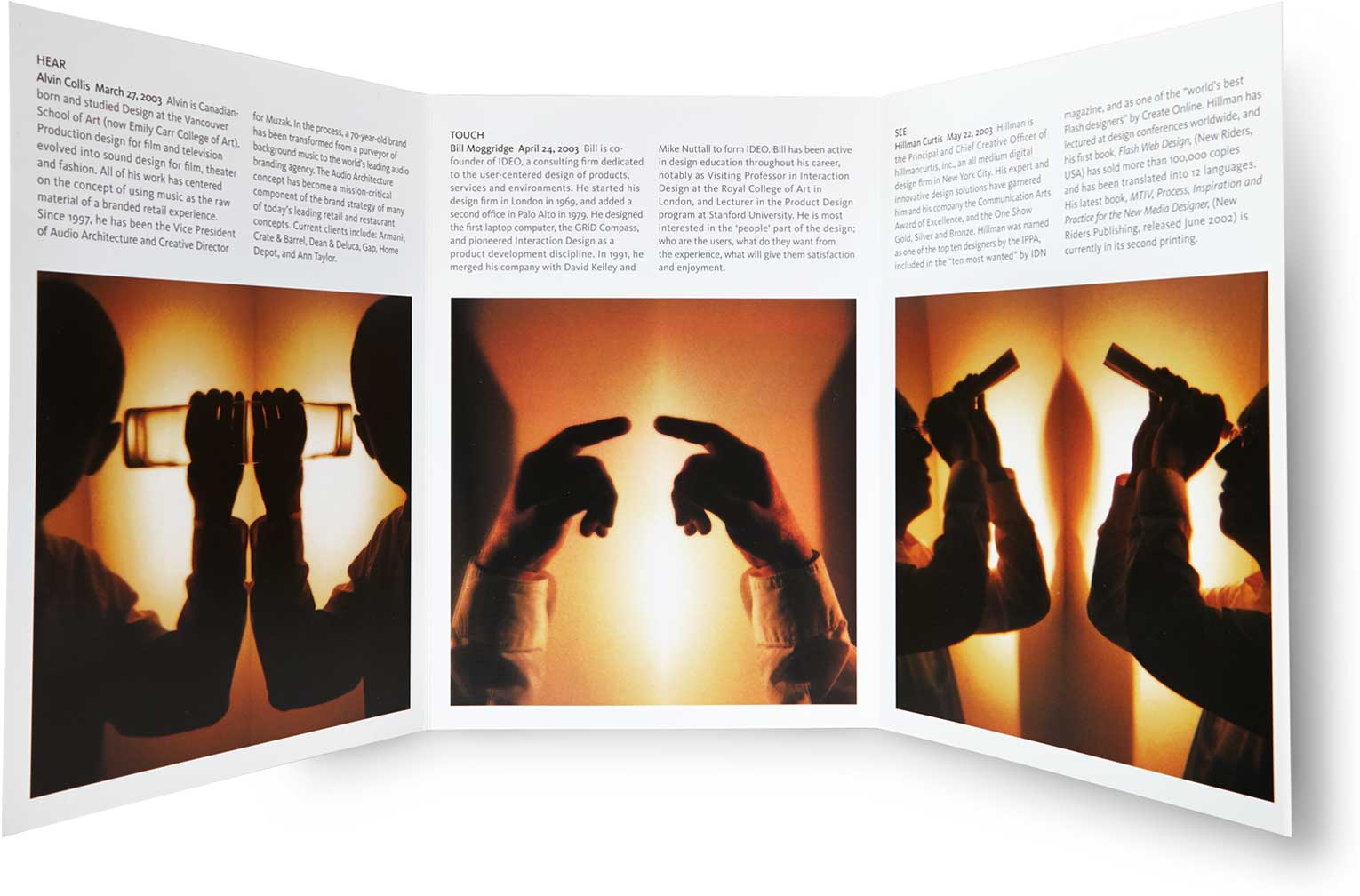 aiga-chicago_brochure-spread.jpg Art Direction by: Bart Crosby, Crosby Associates